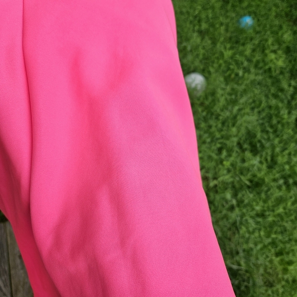 NWT!!! HOT PINK Mini/Midi Flared Skirt Sz XL by JOHNNY - Picture 7 of 7